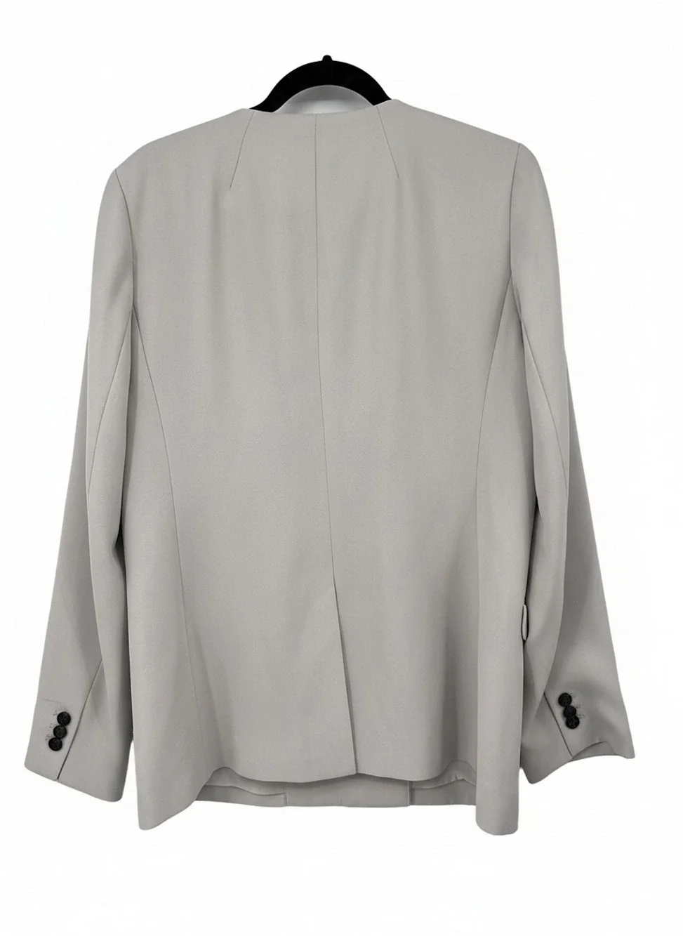 J. Crew Gray Blazer 365 Crepe | Regular 12, Polyester
